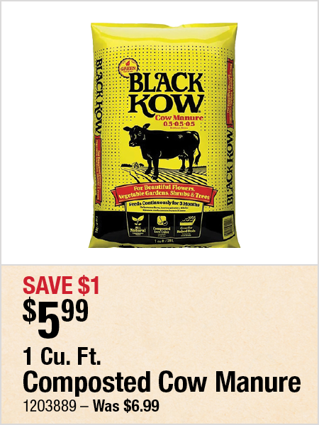 1 Cu. Ft. Composted Cow Manure